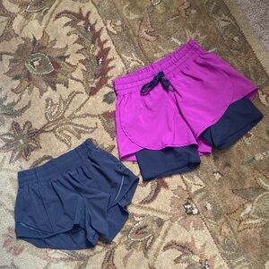 Set of 2 Lululemon Athletic Shorts.